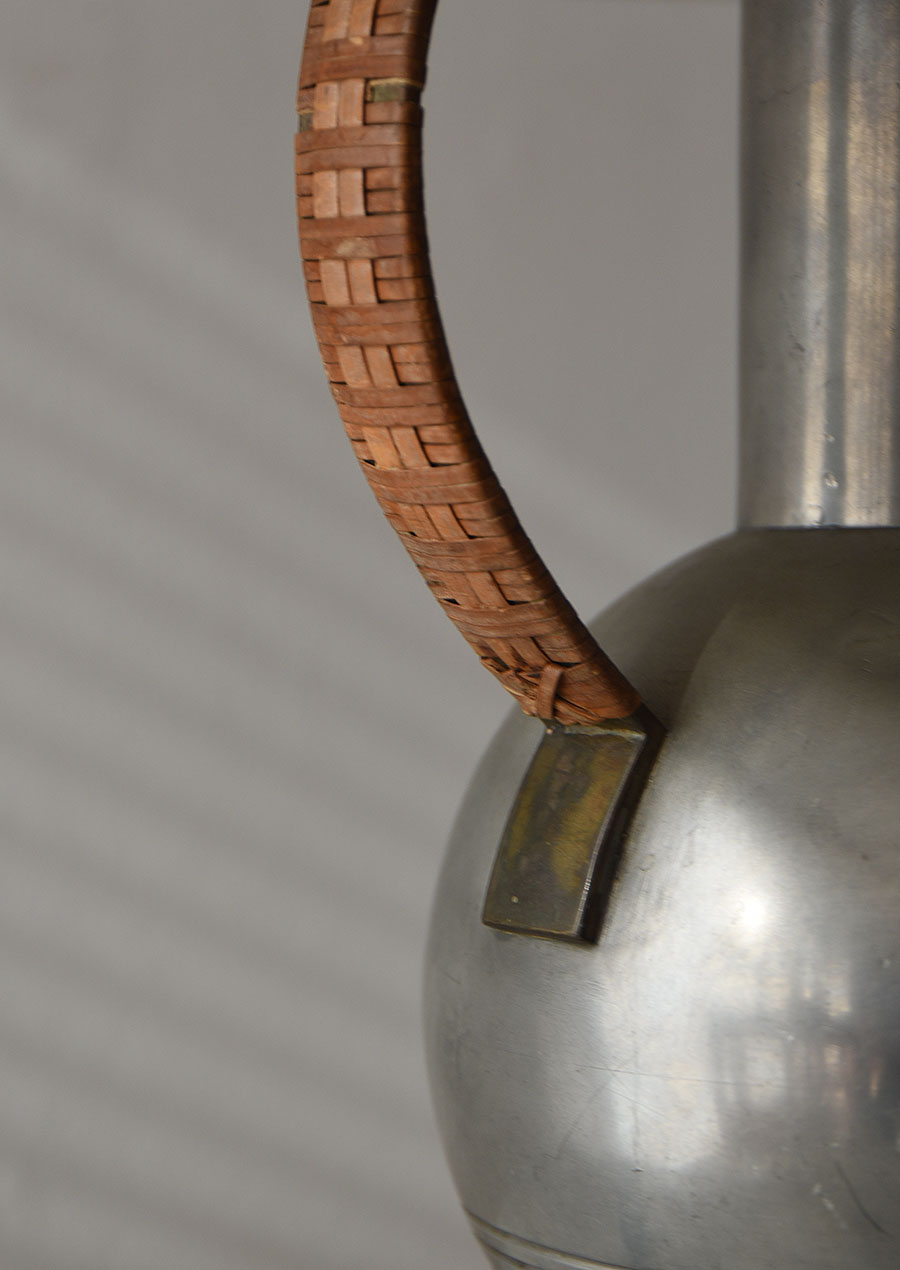 Pewter Jug Table Lamp 1930s