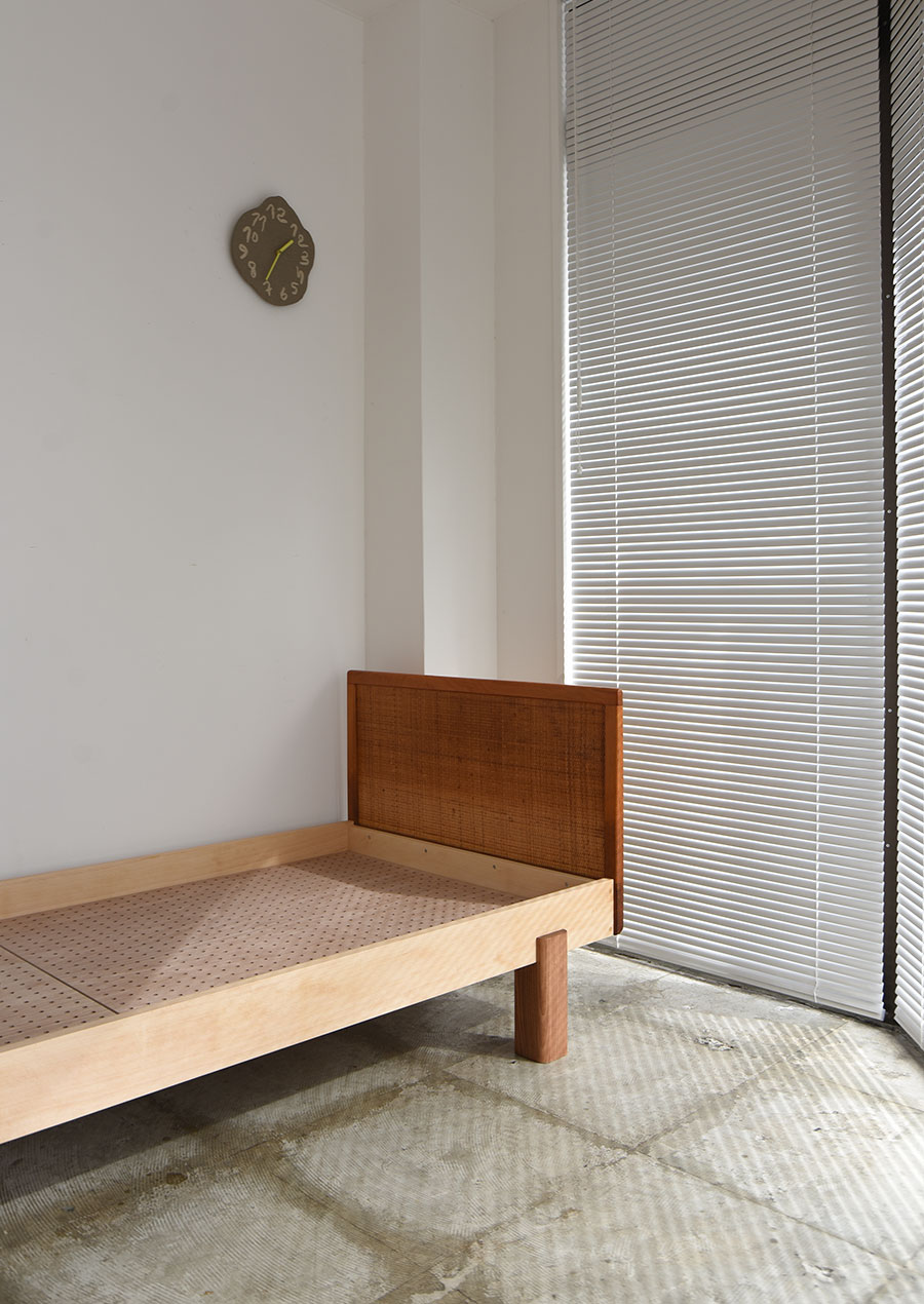 Reconstruction Bed Frame in Beech