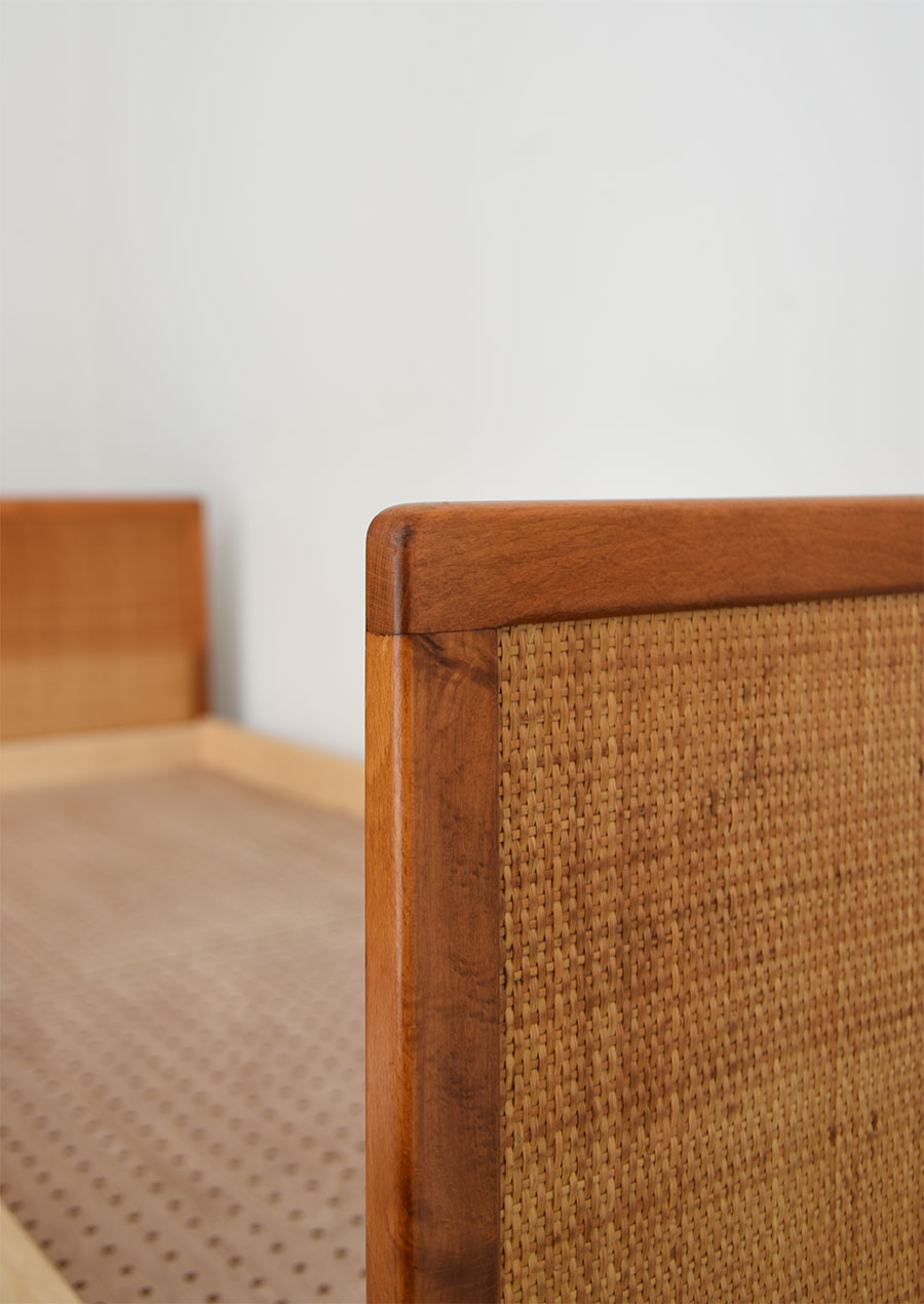 Reconstruction Bed Frame in Beech