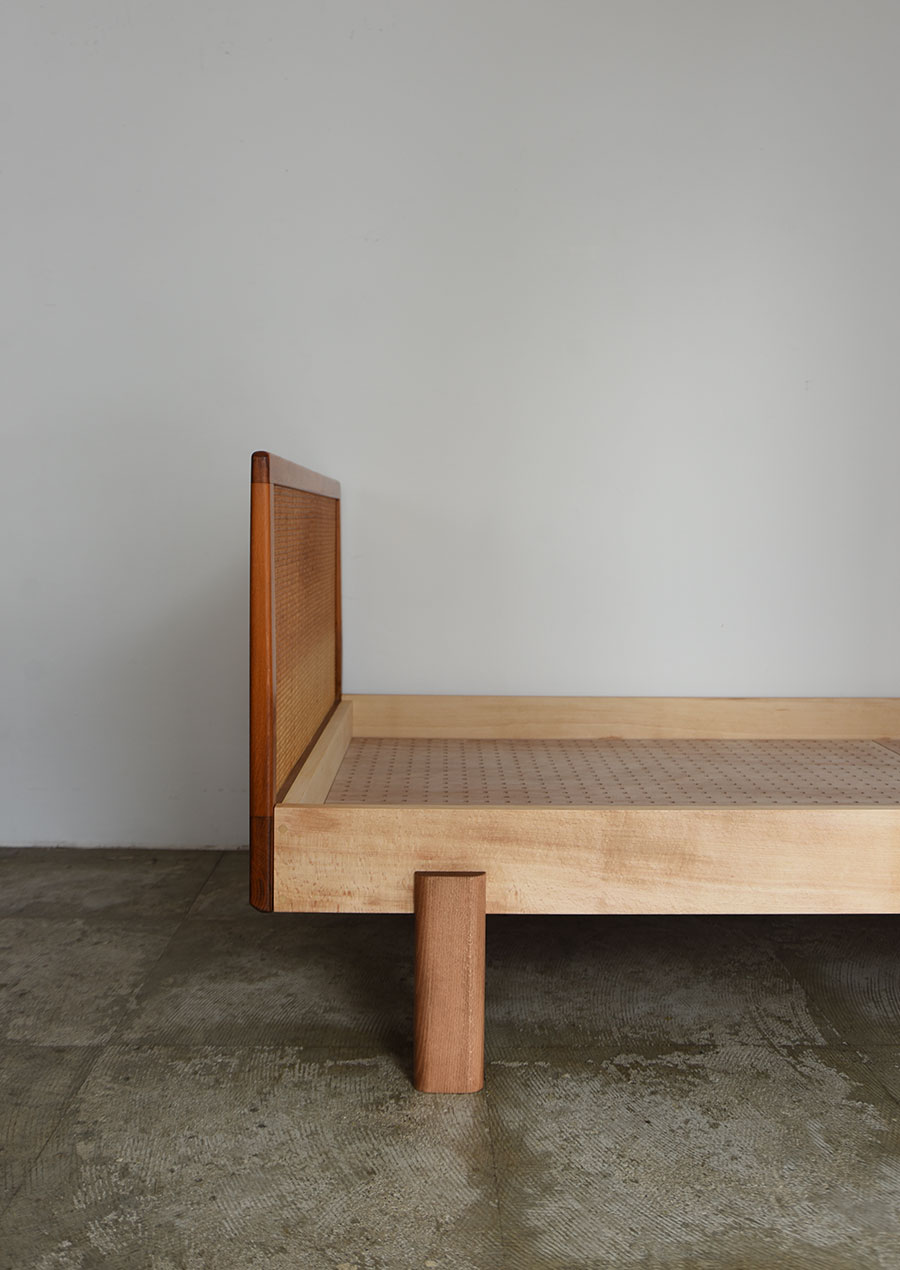 Reconstruction Bed Frame in Beech